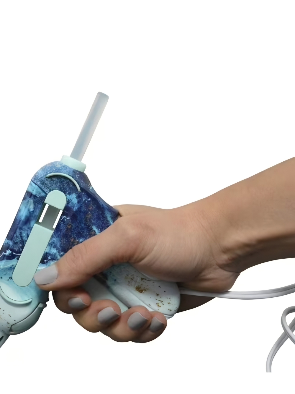 Teal Glue Gun W/ Glue Sticks